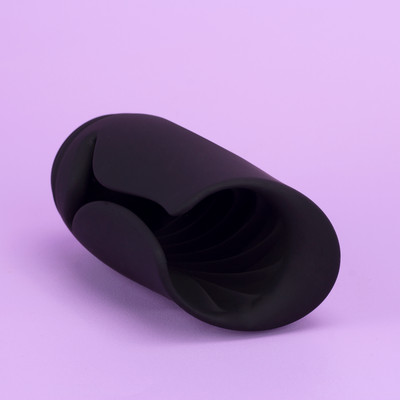 Foto 3 do produto Masturbador de Glande em Silicone com Texturas, 10 Modos de Vibração e Recarregável - Exclusiva Eryx | 11 x 3,5 cm
