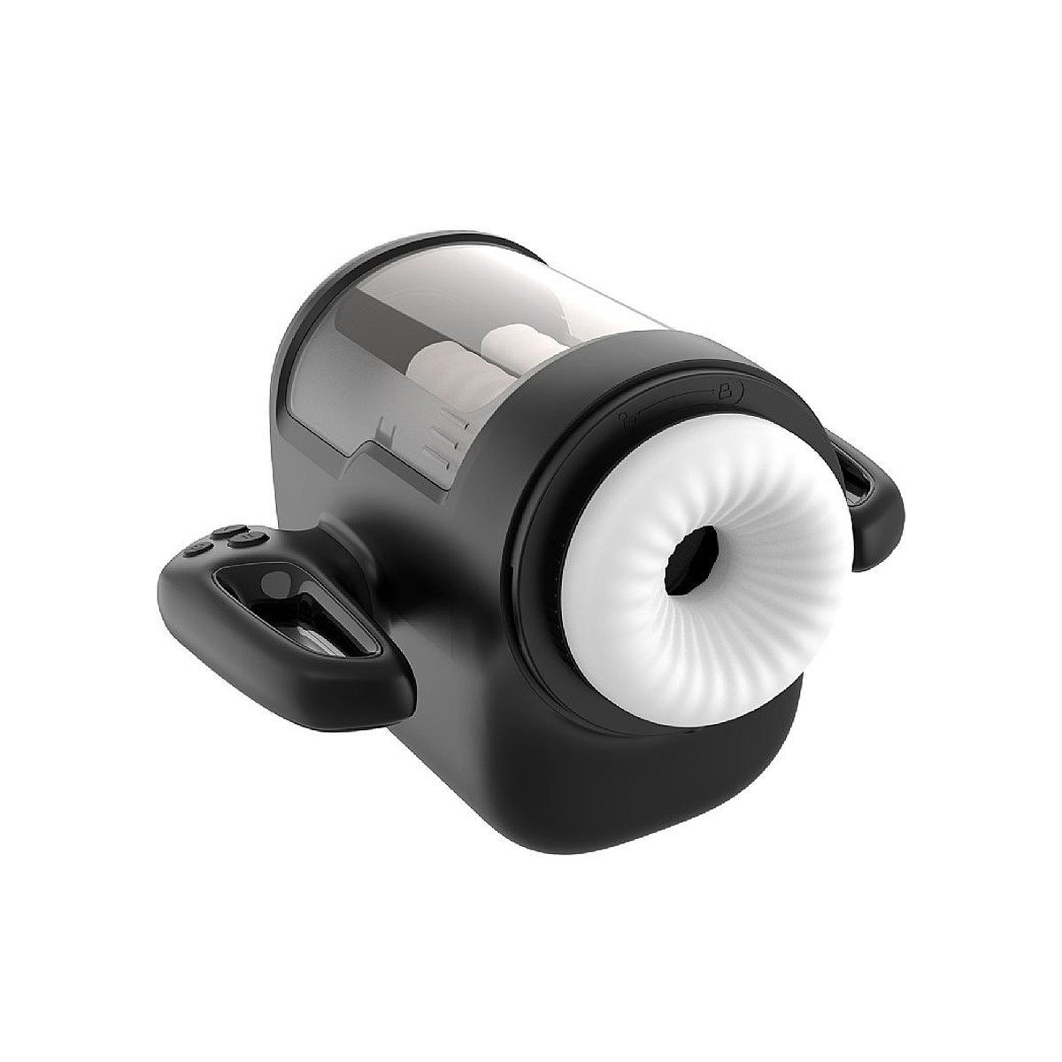 Masturbador Lanterna com 10 Modos de Vibrações, 3 Tipos de Vai e Vem, Função de Aquecimento e Suporte para Celular - SI Game Sex | 16 x 3 cm - 5