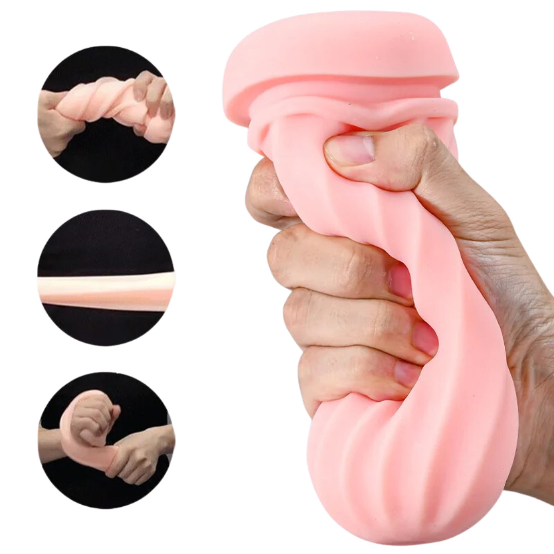 Masturbador Lanterna com 8 Modos de Vibração, Visor de Led, Gemidos e Textura Interna - Fox Nave | 13,5 x 3,1 cm - 6