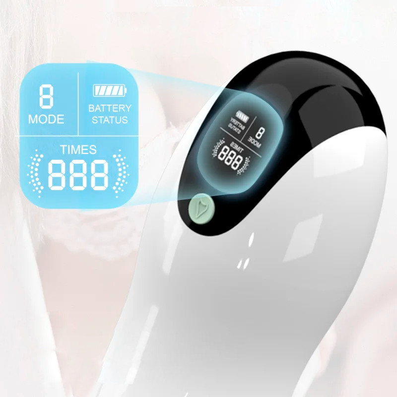 Masturbador Lanterna com 8 Modos de Vibração, Visor de Led, Gemidos e Textura Interna - Fox Nave | 13,5 x 3,1 cm - 2