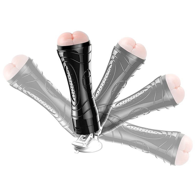 Masturbador Lanterna em Cyberskin com Forma de Ânus, Vibração Multivelocidade e Ventosa - Bussy Vibration | 15 x 3 cm - 3