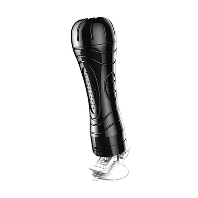 Foto 3 do produto Masturbador Lanterna em Cyberskin com Forma de Boca, Vibração Multivelocidade e Ventosa Removível - YouVibe Bussy Vibration