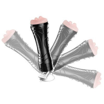 Foto 5 do produto Masturbador Lanterna em Cyberskin com Forma de Boca, Vibração Multivelocidade e Ventosa Removível - YouVibe Bussy Vibration