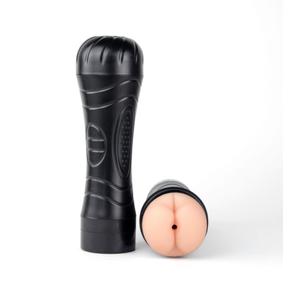 Masturbador Lanterna em Forma de Ânus em Cyberskin com Vibração - SI Anus Vibratória | 23 x 7,5 cm