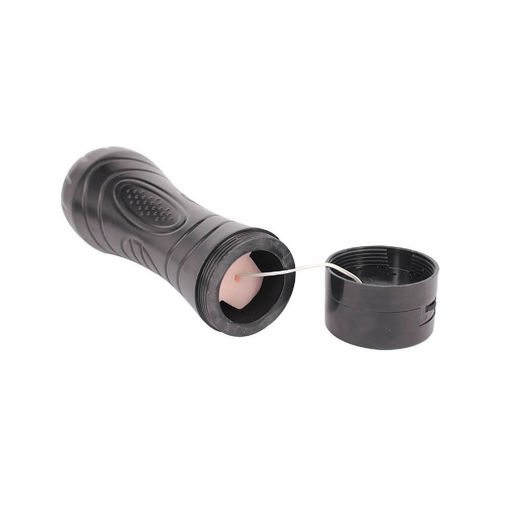 Masturbador Lanterna em Forma de Ânus em Cyberskin com Vibração - SI Anus Vibratória | 23 x 7,5 cm - 5