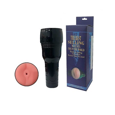 Masturbador Lanterna em Forma de Ânus em TPE com Texturas Interna - The Best Selling Male Sex | 24 x 8,7 cm