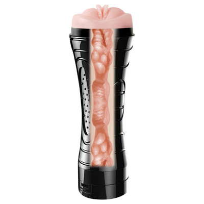 Foto 2 do produto Masturbador Lanterna em Forma de Vagina de TPE com Multivelocidade - YouVibe Bussy | 13,5 x 3 cm