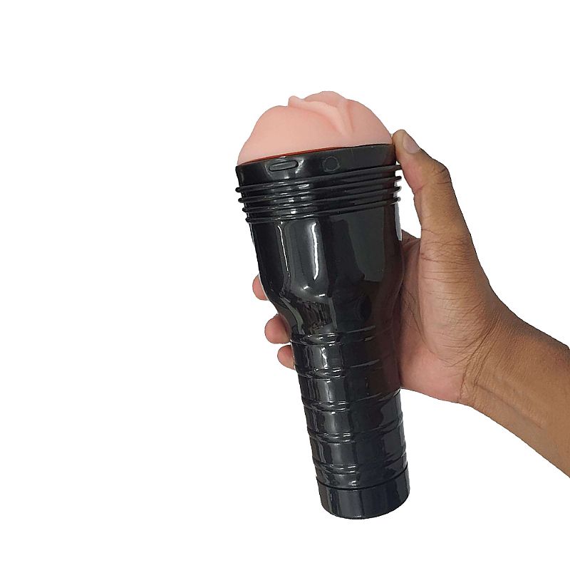 Masturbador Lanterna em Forma de Vagina em TPE, Texturas Internas e Bullet com 10 Vibrações, Recarregável - The Best Selling Male Sex - 6