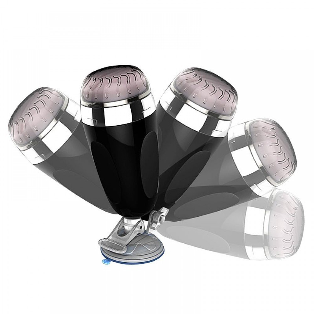 Masturbador Lanterna no Formato de Ânus Realístico em TPE com Cerdas Internas e Base em Ventosa - X5 Cup | 10,5 x 3,5 cm - 5