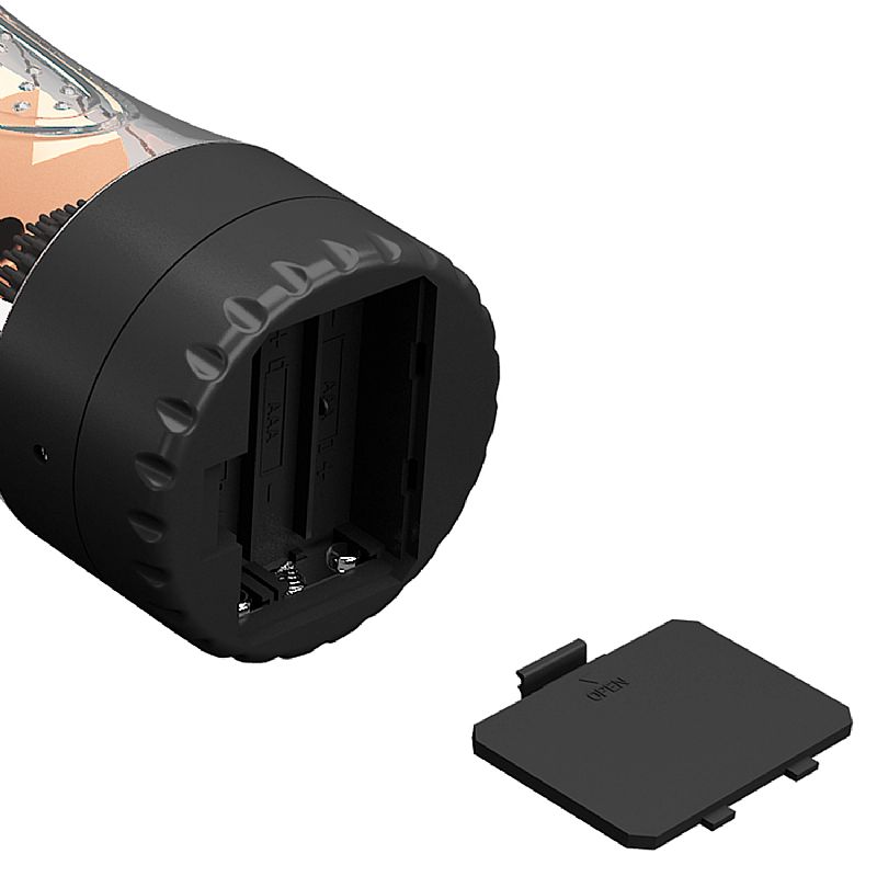 Masturbador Lanterna com Formato de Vagina em CyberSkin, Cerdas Estimuladoras e Vibração Multivelocidade - Pretty Love Naomi | 14 x 3 cm - 2