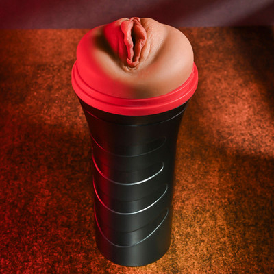 Foto 6 do produto Masturbador Lanterna no Formato de Vagina em Cyberskin com Lábios Rosados e Filme Gratuito para Download - Zero Tolerance Pop On The Go | Disponível em 2 Cores