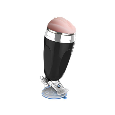 Foto 3 do produto Masturbador Lanterna no Formato de Vagina Realística em TPE com Cerdas Internas e Base em Ventosa - X5 Cup | 10,5 x 3,5 cm