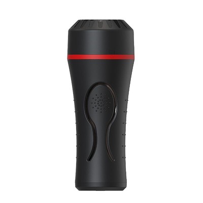 Foto 3 do produto Masturbador Lanterna com Formato de Vagina em Silicone, Sucção Manual, 10 Modos de Vibração e Recarregável - Sexy Import | 18 x 3 cm