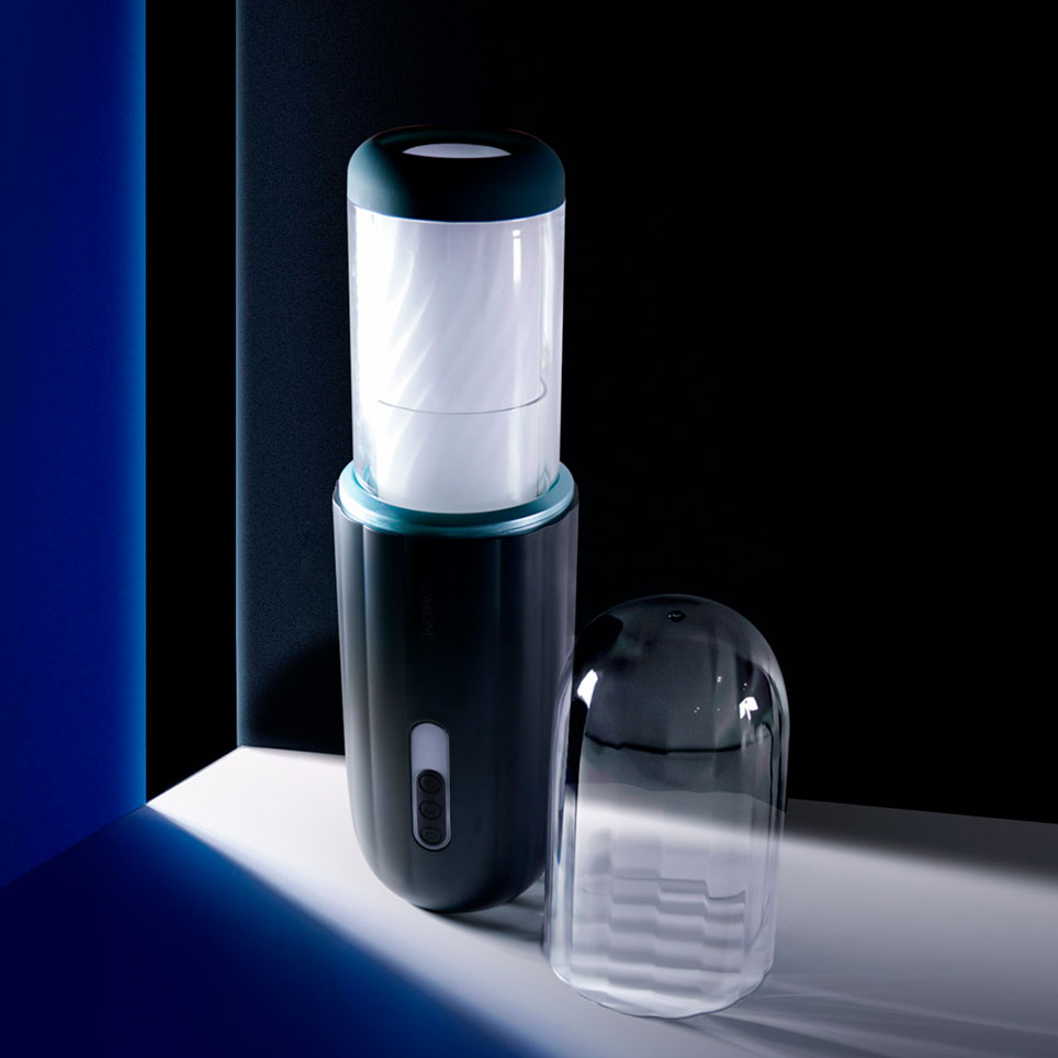 Masturbador Lanterna Masculino com 7 Movimentos de Vai e Vem, Gemidos, Textura Interna e Aplicativo - Svakom Alex Neo - 2