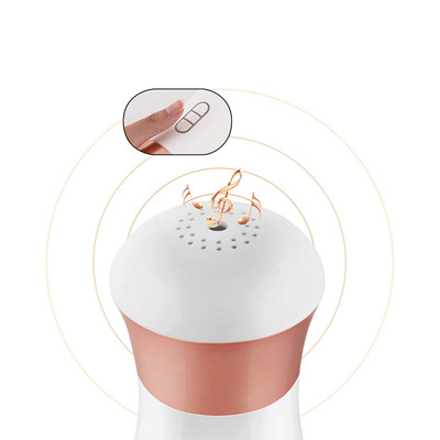 Foto 4 do produto Masturbador Lanterna Recarregável com 5 Tipos de Gemidos e 10 Modos de Vibração - Smart Cup | 20 x 7,6 cm