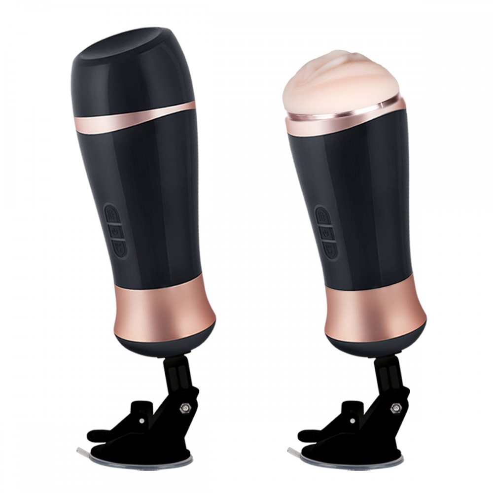 Masturbador Lanterna Recarregável com 5 Tipos de Gemidos, 10 Modos de Vibração e Ventosa - Smart Cup II | 12 x 3 cm - 2