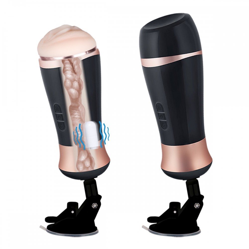 Masturbador Lanterna Recarregável com 5 Tipos de Gemidos, 10 Modos de Vibração e Ventosa - Smart Cup II | 12 x 3 cm - 3