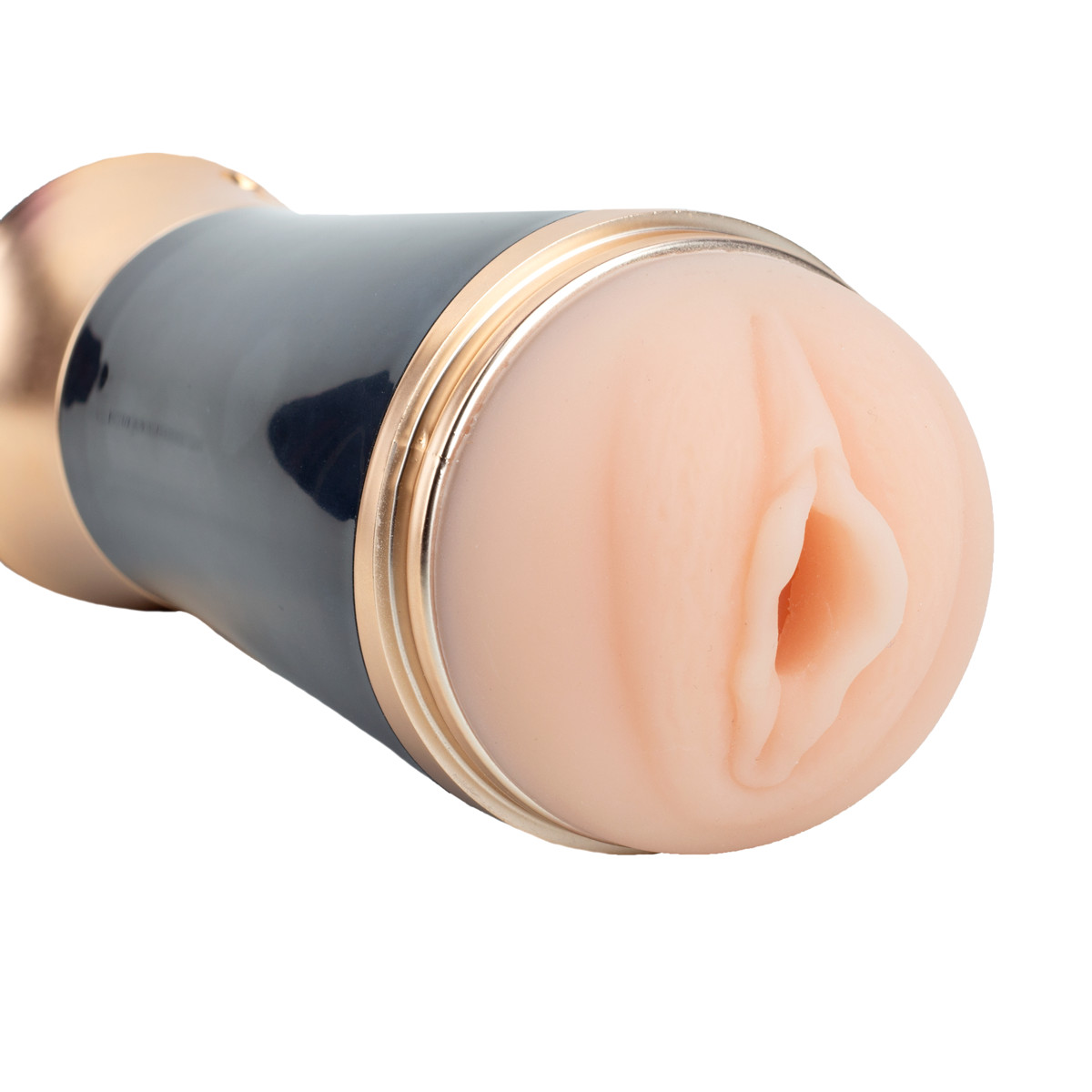 Masturbador Lanterna Recarregável com 5 Tipos de Gemidos, 10 Modos de Vibração e Ventosa - Smart Cup II | 12 x 3 cm - 7