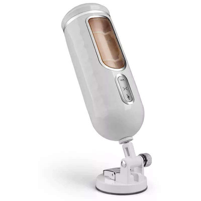 Foto 2 do produto Masturbador Lanterna Recarregável em Cyberskin com Ventosa, Fone de Ouvido, 7 Modos de Vibração, Simulação de Gemido e Função que Comprime o Canal da Penetração - Dibe Golf Masturbation Cup | 23 x 8,5 cm