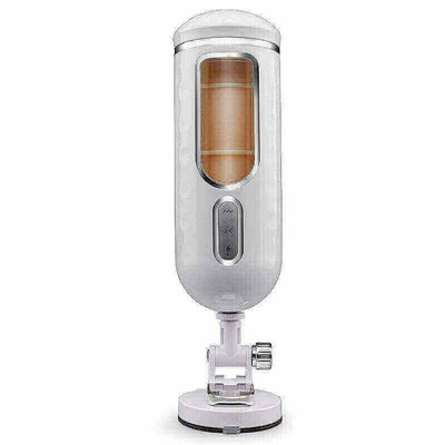 Foto 4 do produto Masturbador Lanterna Recarregável em Cyberskin com Ventosa, Fone de Ouvido, 7 Modos de Vibração, Simulação de Gemido e Função que Comprime o Canal da Penetração - Dibe Golf Masturbation Cup | 23 x 8,5 cm