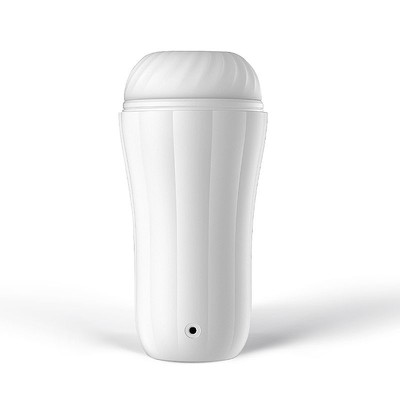 Foto 4 do produto Masturbador Lanterna Recarregável com Visor de Led e 5 Modos de Vibração - Svakom Robin | 19,8 x 9,2 cm