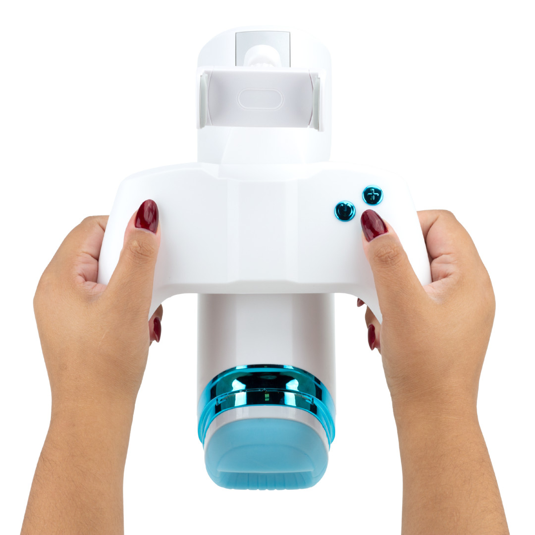 Masturbador Lanterna com Suporte para Celular, Cerdas Massageadoras, Recarregável com 10 Modos de Vibração e 5 Níveis de Intensidade - M-100 Pro | Disponível em 2 Cores - 5