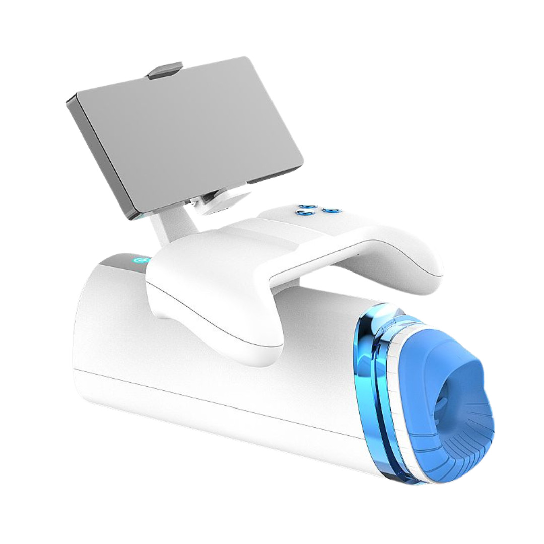 Masturbador Lanterna com Suporte para Celular, Cerdas Massageadoras, Recarregável com 10 Modos de Vibração e 5 Níveis de Intensidade - M-100 Pro | Disponível em 2 Cores - 4