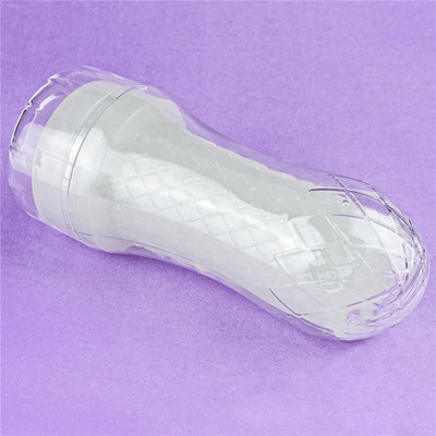 Foto 4 do produto Masturbador Lanterna Formato Cilindro em TPE com Efeito Fosforescente - Lovetoy Lumino Play Ribbed | 14 x 3 cm