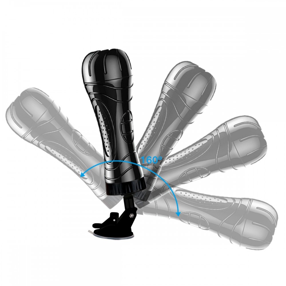 Masturbador Lanterna em TPE com Forma de Ânus, Textura Interna e Base de Ventosa - The Champion Cup | 14,5 x 3 cm - 5