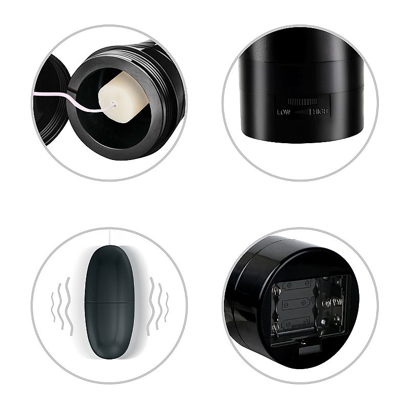 Masturbador Lanterna em TPE no Formato de Vagina com Vibração Multivelocidade - Bussy Ultra-Simulation | 15 x 3,5 cm - 6