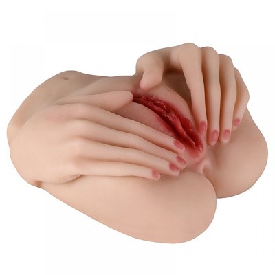 Foto 2 do produto Masturbador com Mãos Realísticas, Vagina e Ânus Penetráveis - Passion Lady | 23 x 21 cm