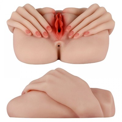 Foto 3 do produto Masturbador com Mãos Realísticas, Vagina e Ânus Penetráveis - Passion Lady | 23 x 21 cm