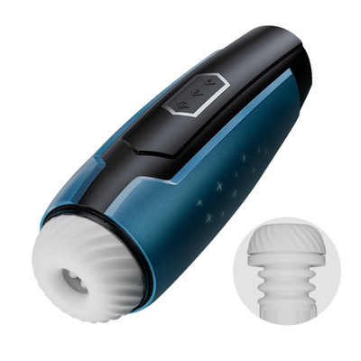 Foto 1 do produto Masturbador Masculino com Cerdas Massageadoras, 7 Modos de Vibração e 7 Movimentos de Vai e Vem - Starlight 5 | 12,5 x 3 cm