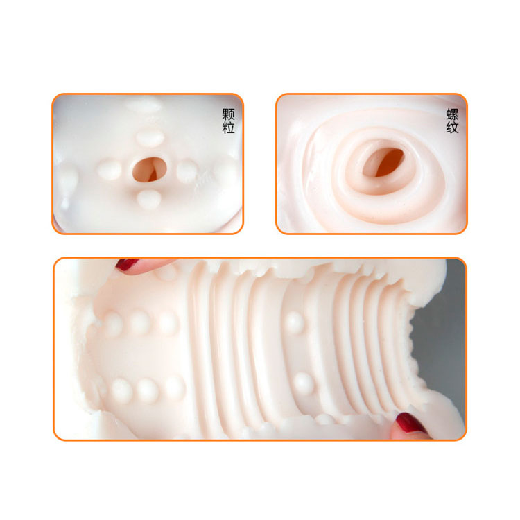 Masturbador Masculino no Copo em TPE com Texturas Internas com Bocal de Ânus - Love Nest | 17 x 6,6 cm - 5