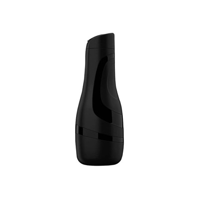 Foto 3 do produto Masturbador Masculino em Cyberskin com Regulador de Pressão Interna - Satisfyer Men Classic Black |  25,8 x 9,6 cm