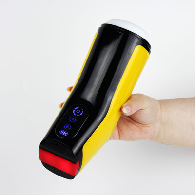 Masturbador Masculino com Design Ergonômico com 7 Modos de Vibração, Sucção e Função Aquecimento - Dibe | 13 x 3,5 cm