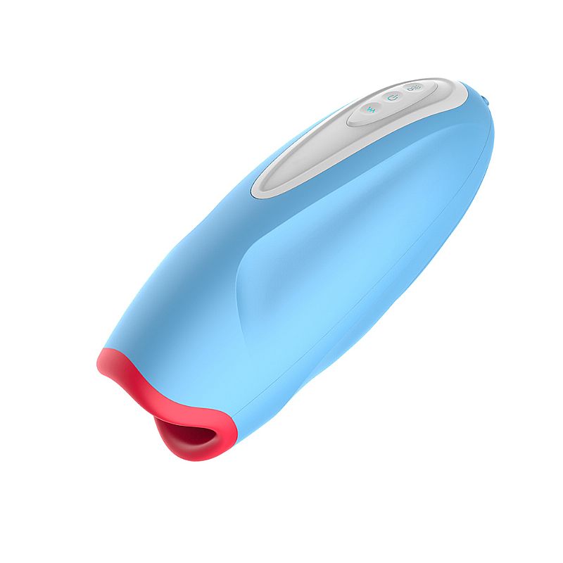 Masturbador Masculino Estimulador de Glande em Forma de Boca com 10 Modos de Vibração, Pulsação e Função Aquecimento - SI | Disponível em 2 Cores - 2