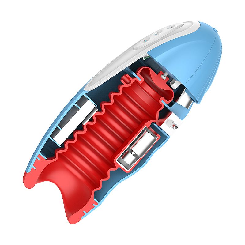 Masturbador Masculino Estimulador de Glande em Forma de Boca com 10 Modos de Vibração, Pulsação e Função Aquecimento - SI | Disponível em 2 Cores - 6