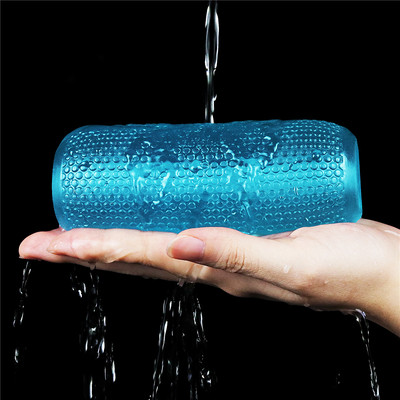 Masturbador Masculino Flexível em TPE com Formato de Cilindro - Lovetoy Double Side Stroker | 12,6 x 5,2 cm