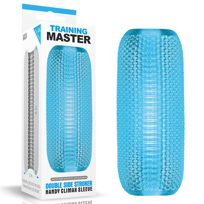 Foto 2 do produto Masturbador Masculino Flexível em TPE com Formato de Cilindro - Lovetoy Double Side Stroker | 12,6 x 5,2 cm