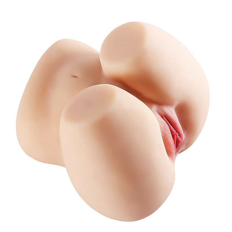 Masturbador Masculino em Forma de Bunda com Vagina e Ânus Penetráveis, 10 Modos de Vibração e Gemidos - Loves Red Lips M2 | 22 x 25 cm - 2