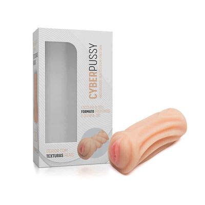 Masturbador Masculino em Forma de Vagina - Cyber Pussy Beth | 17,5 x 6,4  cm