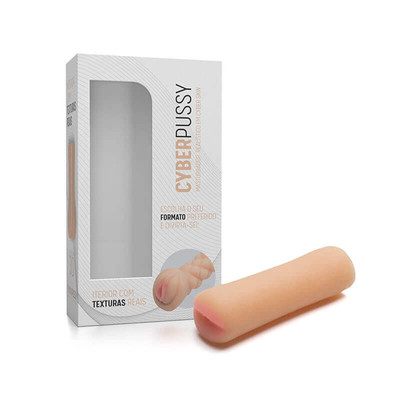 Masturbador Masculino em Forma de Vagina - Cyber Pussy Lily | 12,5 x 3,7 cm