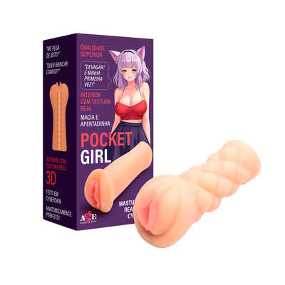 Masturbador Masculino em Forma de Vagina - Cyber Pussy Lucy | 17,5 x 6,4  cm