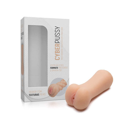Masturbador Masculino em Forma de Vagina - Cyber Pussy Manu | 13,2 x 4,5 cm