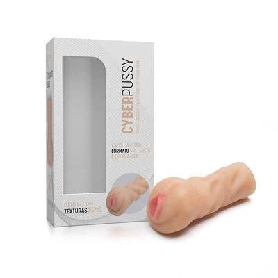 Masturbador Masculino em Forma de Vagina - Cyber Pussy Nikki | 14,9 x 5,9 cm