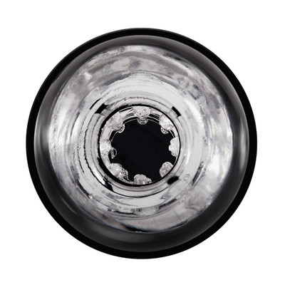 Foto 3 do produto Masturbador Masculino no Formato de Copo Vazado que Simula Sexo Vaginal e Anal com Textura Interna - Zero Tolerance Double Decker Stroker | 13,5 x 9,1 cm