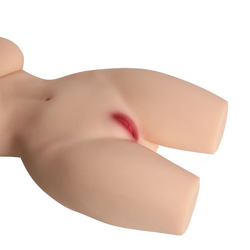 Masturbador Masculino com Formato de Meio Corpo Feminino com Vaginas e Ânus Penetráveis - Maig | 65 x 33 cm | Disponível em 2 Cores - 6