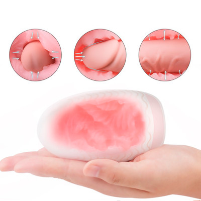 Masturbador Masculino com Formato de Ovo em TPE e Texturas Internas - S-Hande Magic Cat | Disponível em 6 Modelos