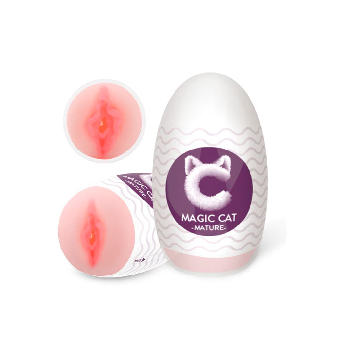 Masturbador Masculino com Formato de Ovo em TPE e Texturas Internas - S-Hande Magic Cat | Disponível em 6 Modelos - 7